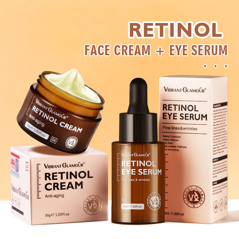 Retinol Face Cream & Eye Serum